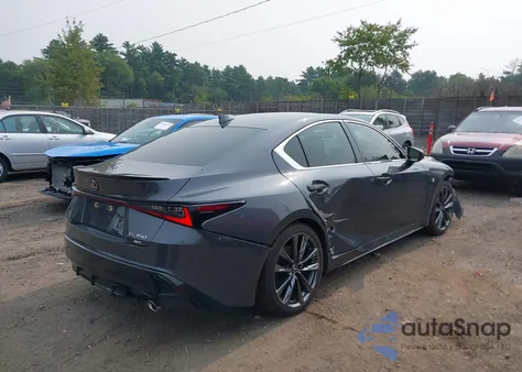 2022 Lexus Is 350 F Sport из США, поврежденный, VIN JTHGZ1E29N5027095